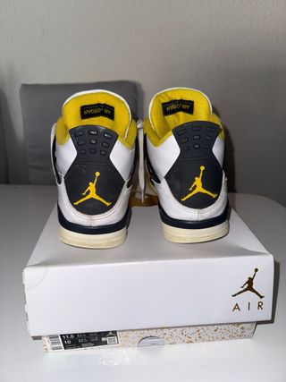 Jordan 4 Retro Blanco Amarillo Talla 44