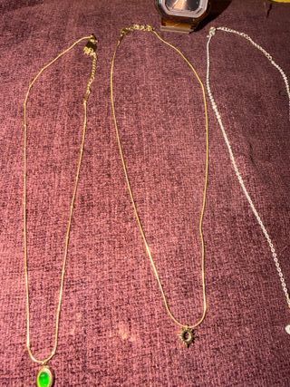 3 collares + reloj