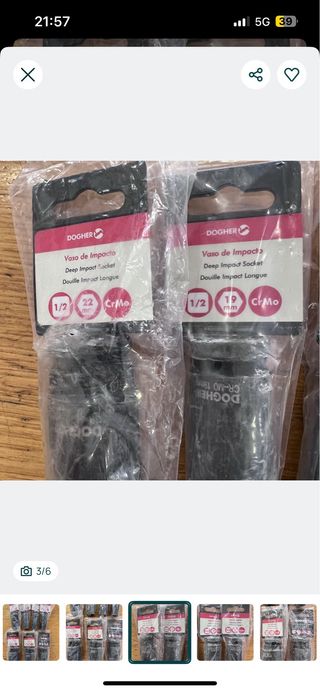 Lote 7 Chaves de Impacto Dogher