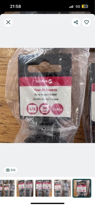 Lote 7 Chaves de Impacto Dogher