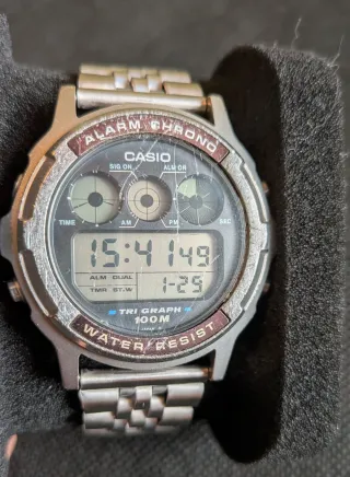 値下げ！CASIO ビンテージTGW-100 Reloj Casio TGW-100 TRI GRAPH JAPAN de segunda mano por 69 EUR en