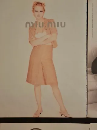 Miu Miu prada 3 pubblicità vintage 90s