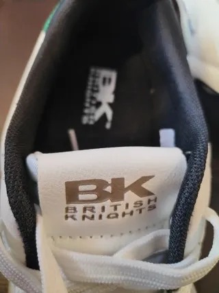 Zapatillas British Knights. 42,5 Verdes y Granates