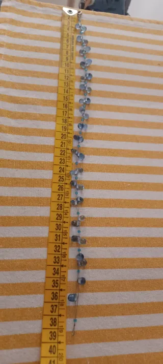 Collana con gocce azzurre e turchesi