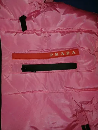 Giacca Prada rosa invernale