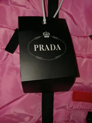 Giacca Prada rosa invernale