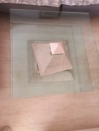 Mueble de salón blanco vitrina y estanterías