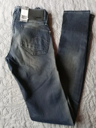 Vaqueros G-Star Raw Lynn Skinny Azul Oscuro
