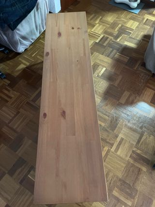 Mueble TV Ikea FJALLBO metal y madera