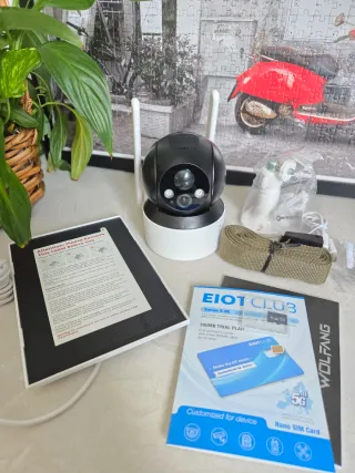 Cámara Vigilancia 4G Solar WOLFANG - 2.5K HD