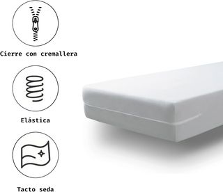 Tural - Funda de colchón Tacto Seda | Protector de