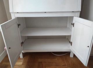 Escritorio Secreter Ikea Madera Blanco