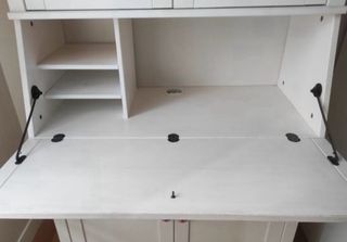 Escritorio Secreter Ikea Madera Blanco