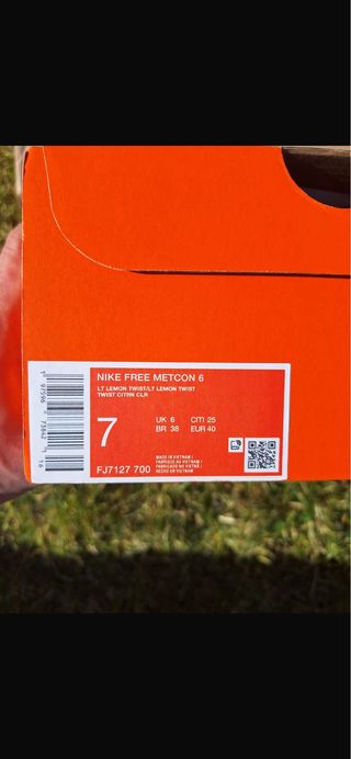 Nike Free Metcon 6 Volt Lemon Twist