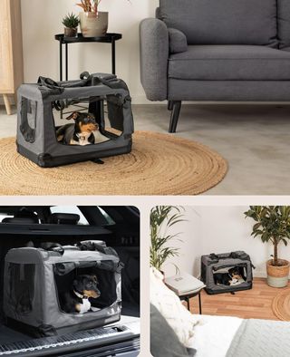 lionto Transportín para Perros Bolsa transportín p