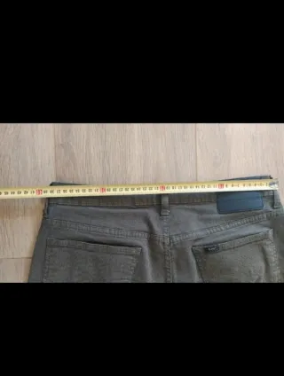 Pantalones vaqueros Lee verdes talla S