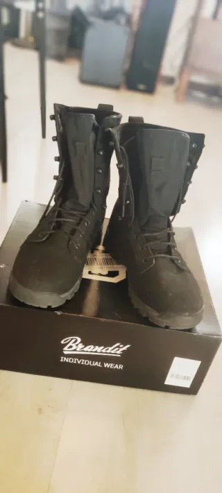 Botas Tácticas Brandit Defense Negras