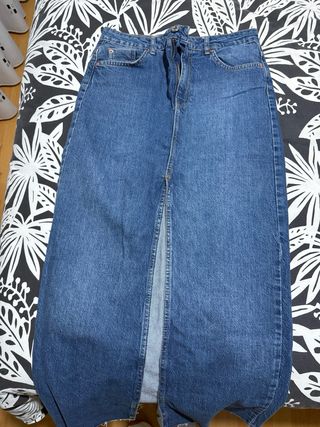 Falda vaquera Stradivarius Talla S