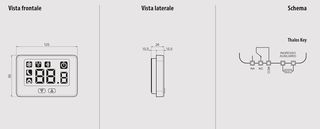 VEMER VE718300 THALOS Key - Termostato de Ambiente