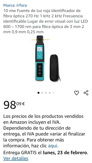 Identificador Fibra Óptica