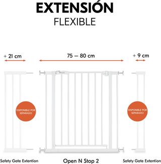 hauck Open N Stop 2 Barrera Seguridad Niños Escale