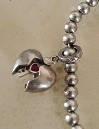 Bracciale Cuore Argento 925 con Chiave