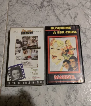 Pack 2 Cintas VHS: Rocio Durcal y Marisol