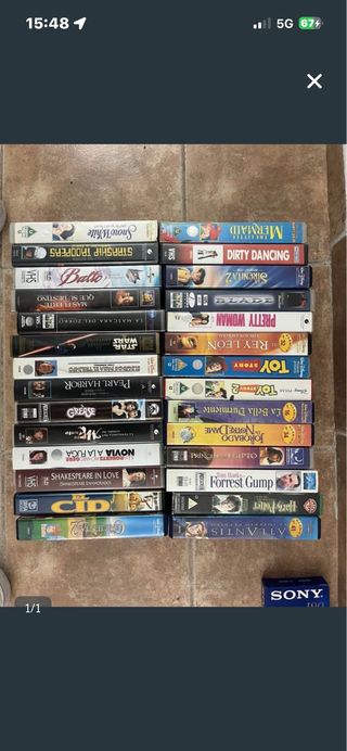 Lote Películas VHS Variadas