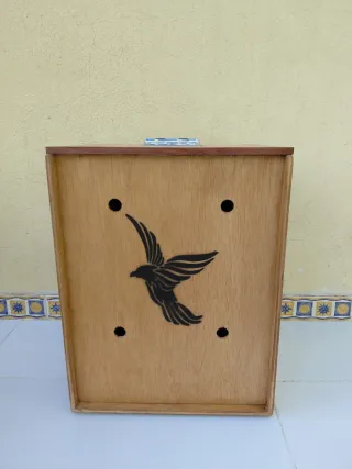 Transportín Jaula Canarios Pájaros Madera