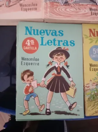 Lote 5 Cartillas Nuevas Letras Wenceslao de1968