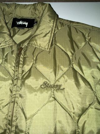 Giubbotto Stussy Verde Oliva Trapuntato