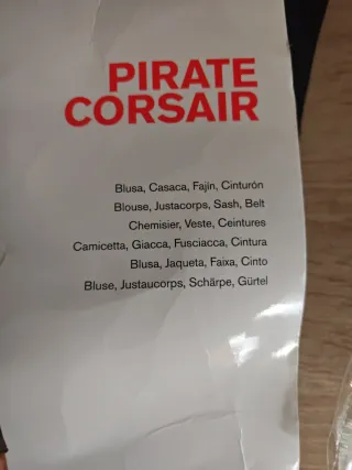 Disfraz Pirata Mujer Kiimokawall Talla M-L