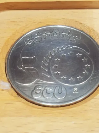 Moneda 5 ECU Plata 1989