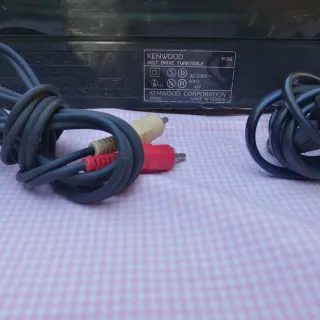 Tocadiscos Kenwood Negro