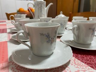 Conjunto de café de porcelana