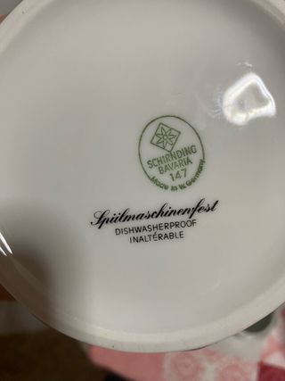 Conjunto de café de porcelana