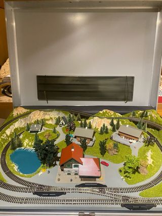 Maleta Maqueta Noch Railbag N y Tren vapor
