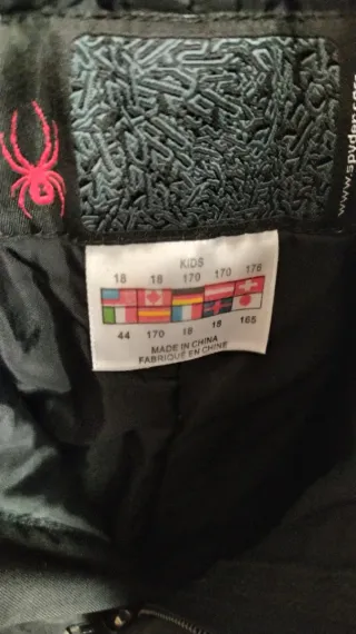 Conjunto esquí Spyder niños talla 170