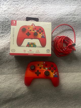 Mando Nintendo Switch Super Mario Wired
