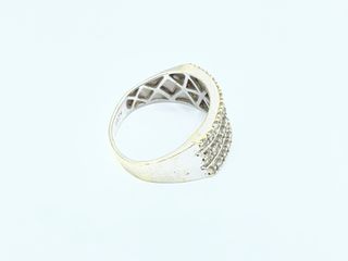 Anillo Oro Blanco 18K con Brillantes