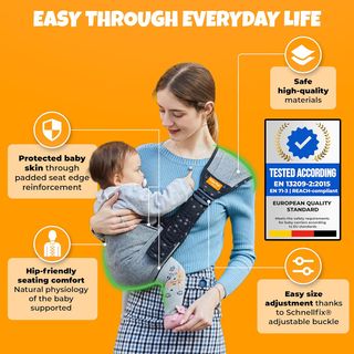 Cinturón portabebés ergonómico para niños pequeños