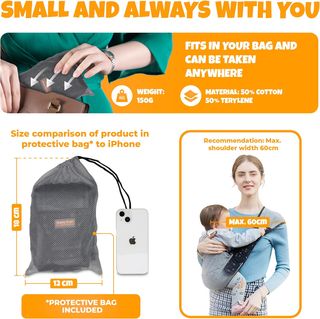 Cinturón portabebés ergonómico para niños pequeños