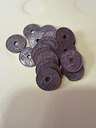 Lote 20 Monedas 50 Céntimos España 1963