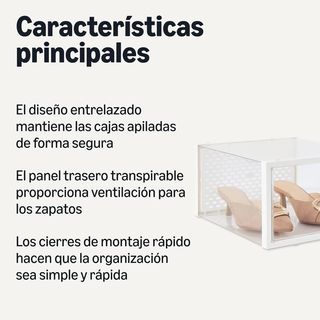 Amazon Basics - Caja organizadora de zapatos apila