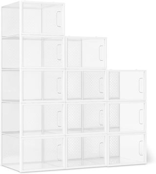 Amazon Basics - Caja organizadora de zapatos apila
