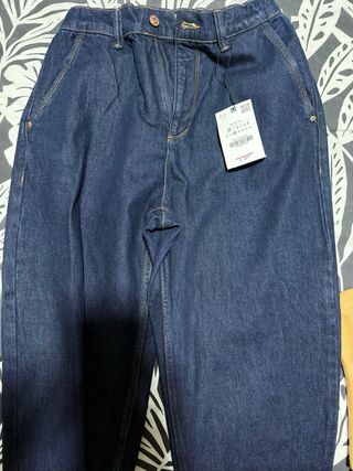 Vaqueros bombachos azules sin usar Talla M