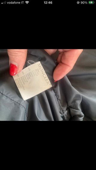 Moncler Cappotto Imbottito Grigio