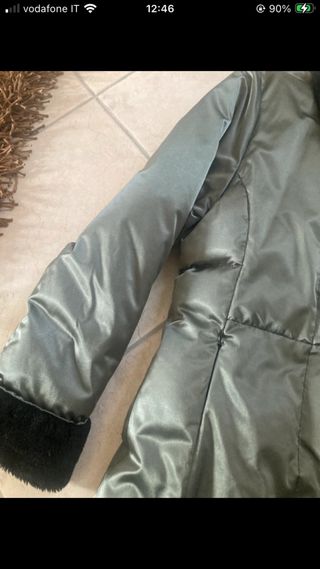 Moncler Cappotto Imbottito Grigio