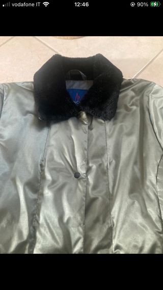 Moncler Cappotto Imbottito Grigio