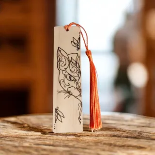 Punto de libro de madera personalizado